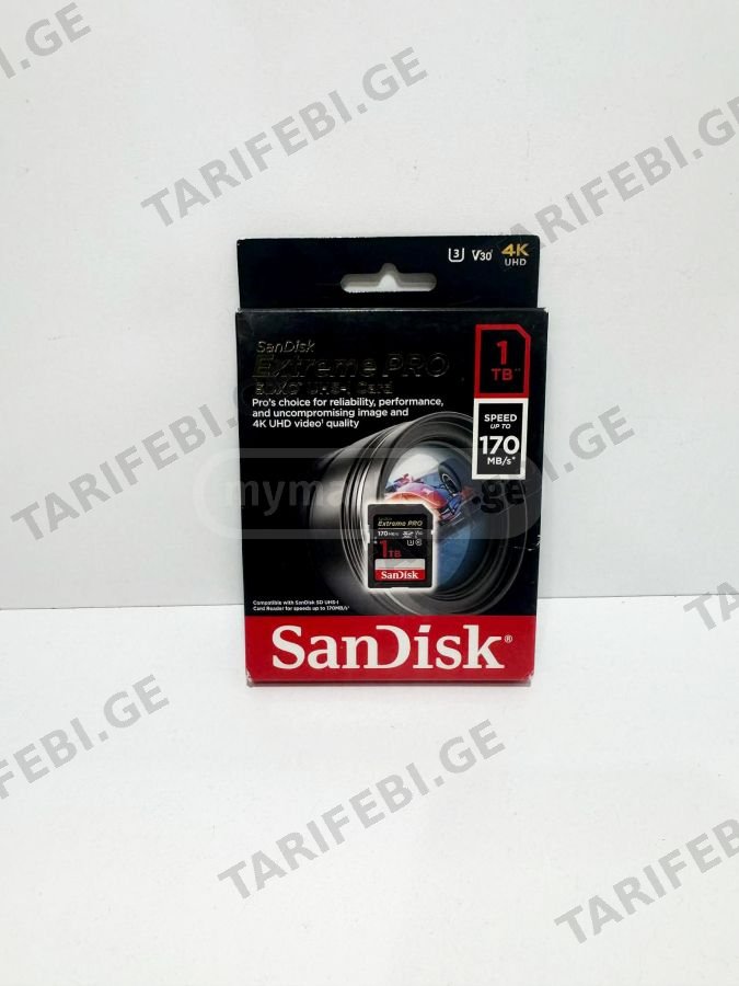 NEW Sandisk 1 TB SDXC Card Extreme Pro UHS-I (170 MB/S)