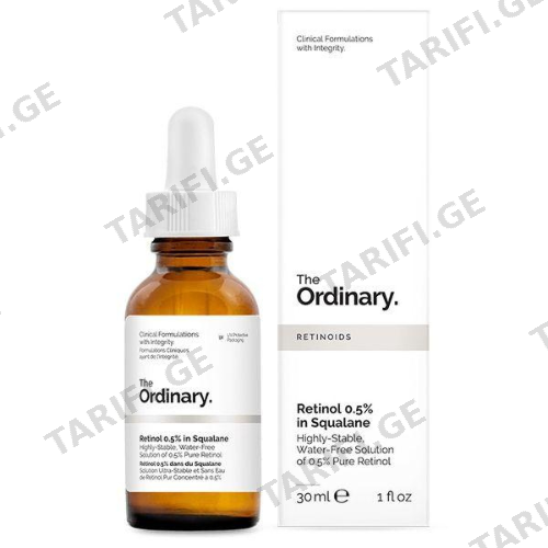 ორდინარი - სახის შრატი Retinol 0.5% 30მლ