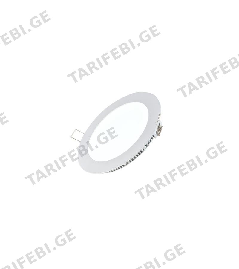 მნათი მოწყობილობა LED ჩასასმელი მრგვალი 6400K 24W JS-38