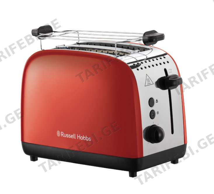 ტოსტერი Russell Hobbs 26554-56/RH Colours+ Toaster Red
