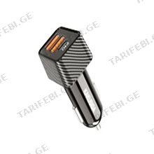 მანქანის დამტენი KAKU KSC-675 BLACK