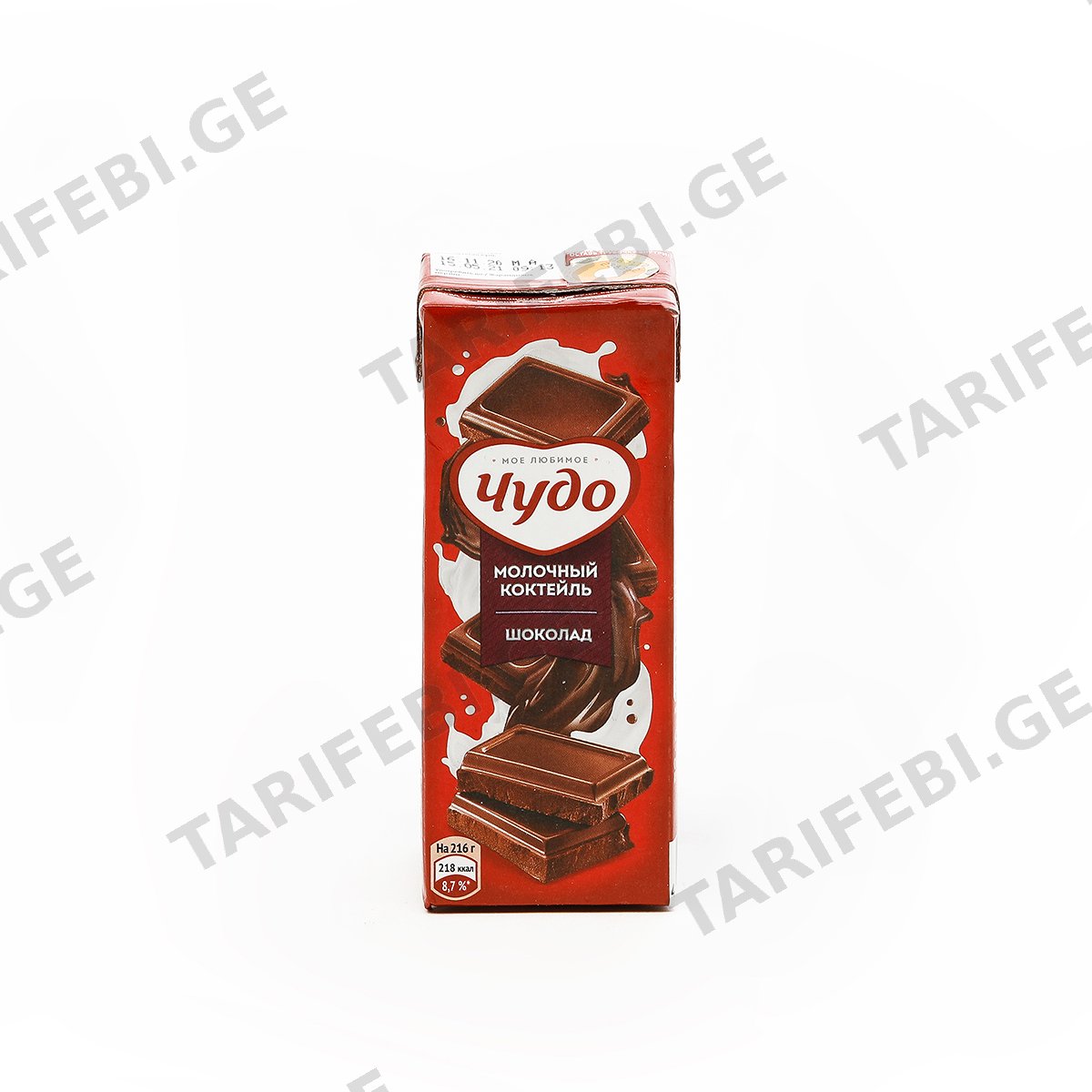 რძის კოქტეილი "ჩუდო" შოკოლადის 3% 200გრ