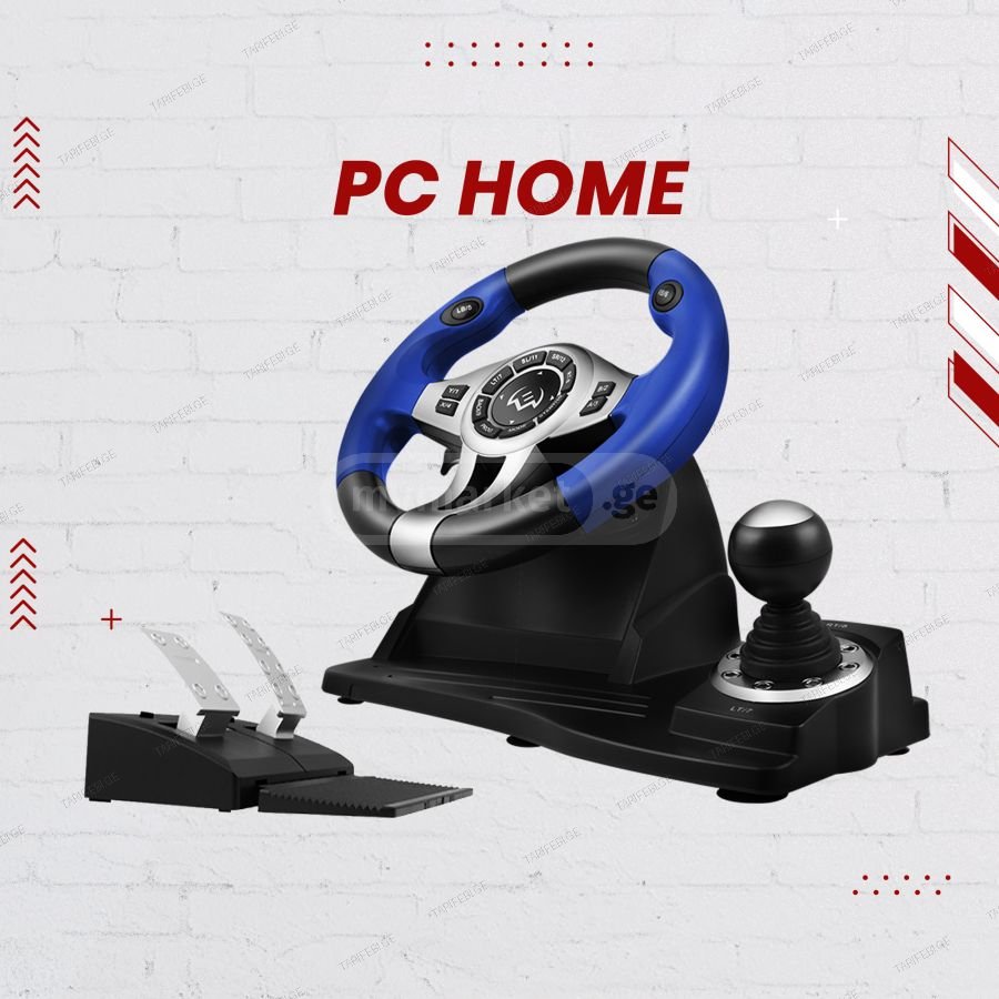 ახალი სათამაშო საჭე Sven W600 (PC, PS3)