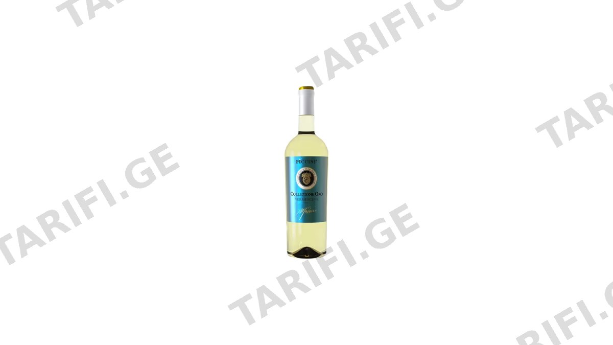 თეთრი მშრალი ღვინო/ PICCINI/ვერმენტინო IGT 6*750მლ.