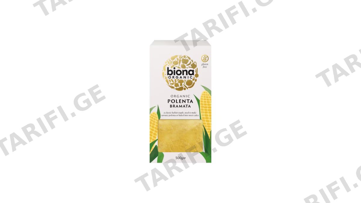 BIONA ORGANIC გლუტენის გარეშე