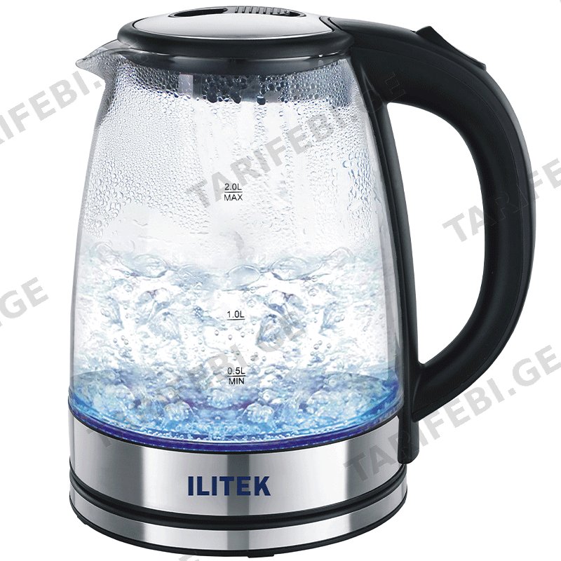 ელექტრო ჩაიდანი ILITEK IL 1019 (2 L, 1500 W)