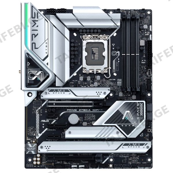 დედა დაფა ASUS 90MB1CS0-M1EAY0 PRIME Z790-A WIFI, LGA 1700, DDR5, 192GB, BLACK/SILVER