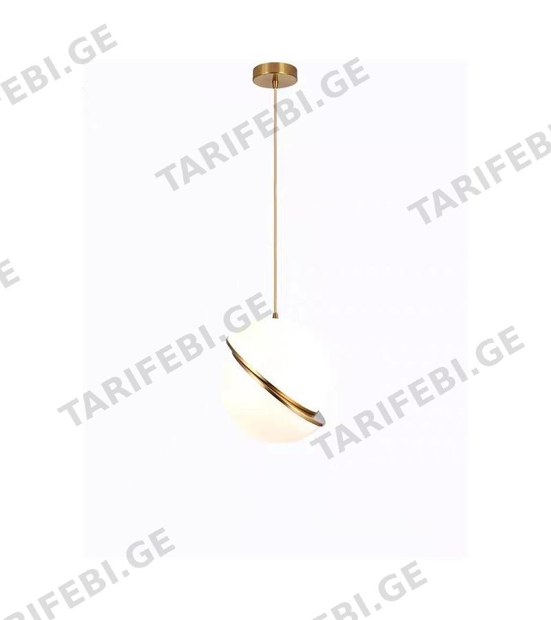 ჭაღი LED GZMK-D190118-1-D300 ფერი. GOLD / WHITE