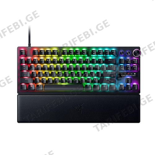 მექანიკური კლავიატურა - Razer Huntsman V3 Pro TKL RGB Black