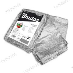 ბრეზენტი არმირებული Bradas SILVER 4x6m 120 g