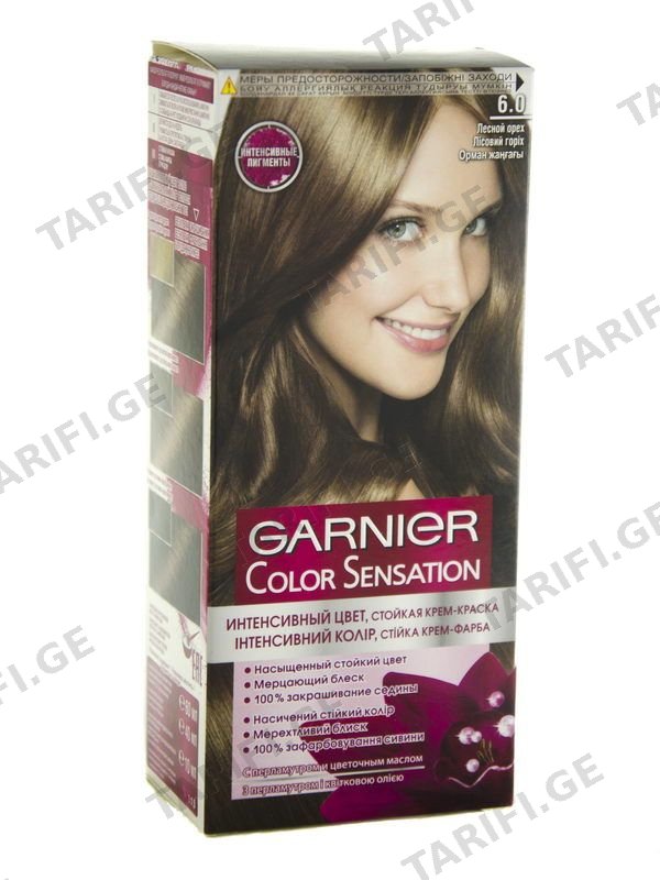 თმის საღებავი Color Sensation N6.0 გარნიე - Garnier