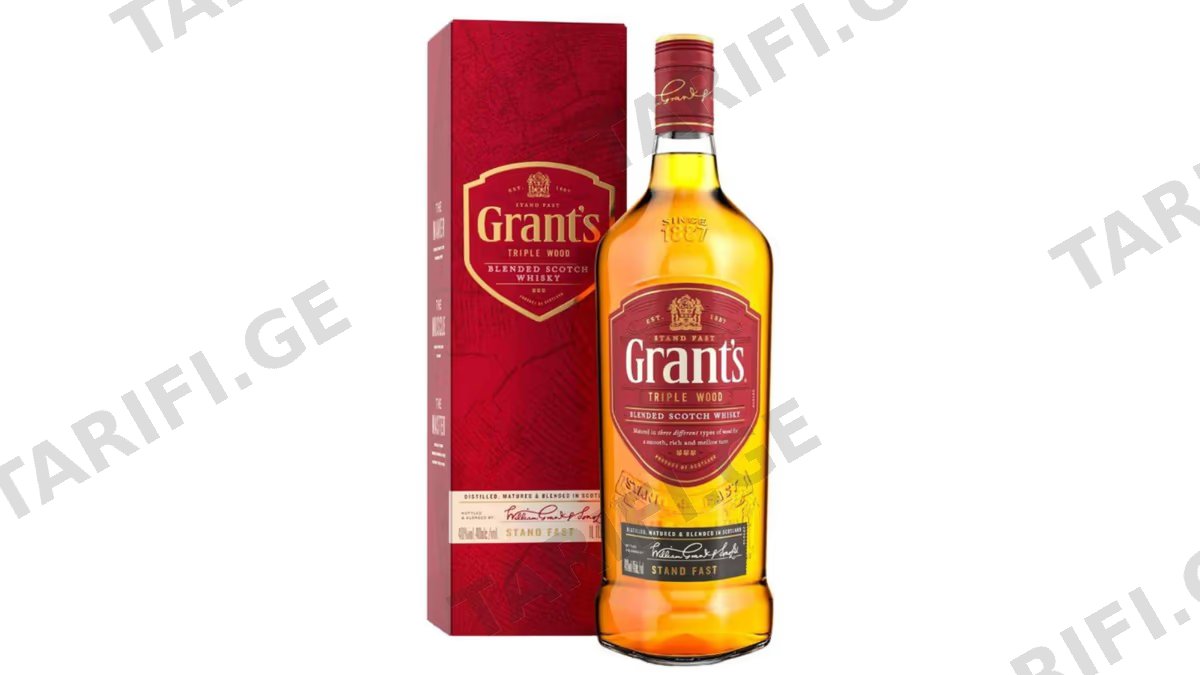 GRANT"S TUB-ვისკი "გრანტსი" 43% 1ლ