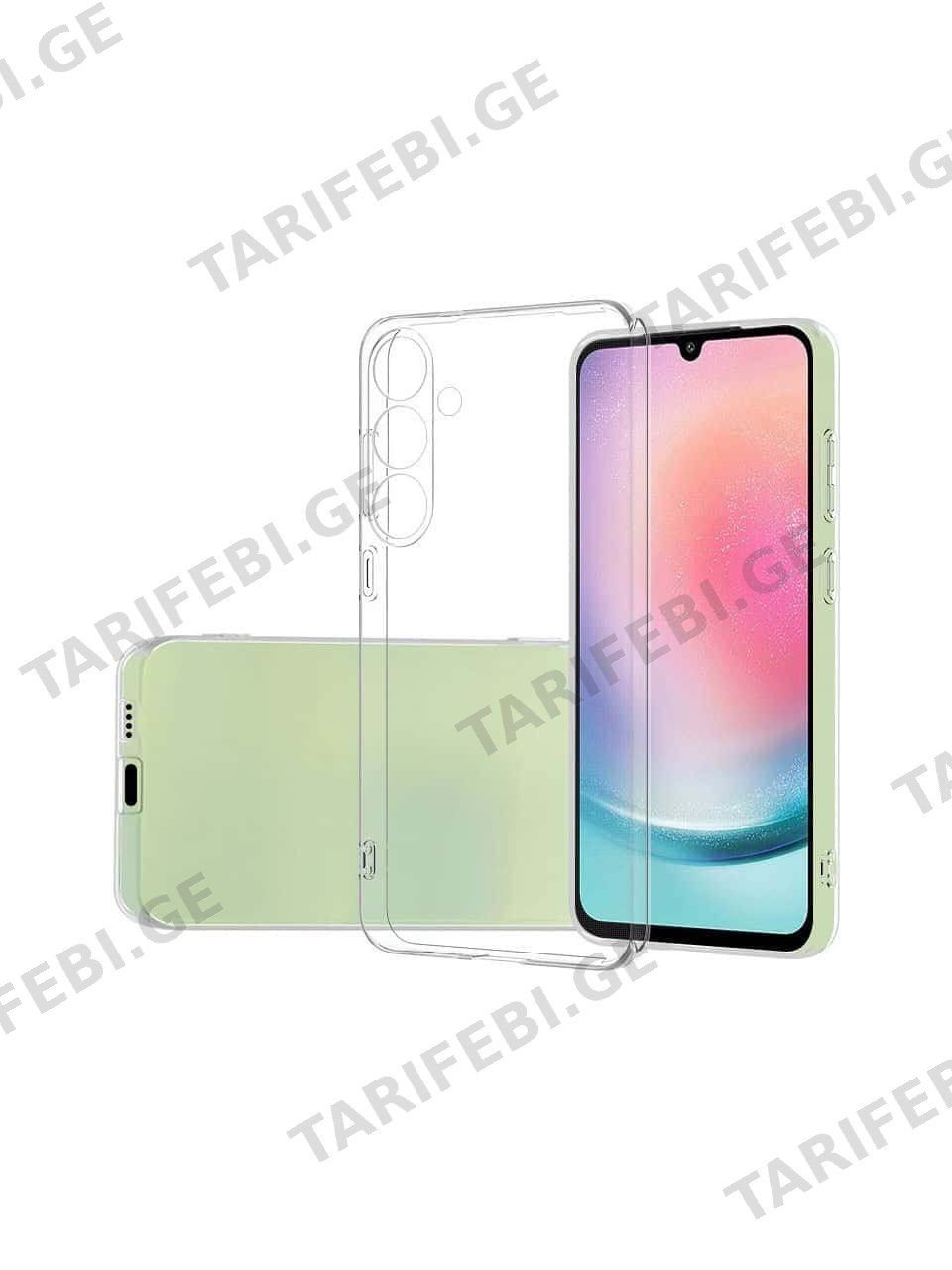 Samsung Galaxy S25 Lux Clear Case გამჭვირვალე სილიკონის ქეისი