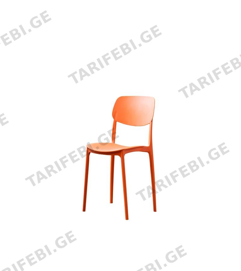 სკამი პლასტმასის FSYB-1012 ფერი. ORANGE