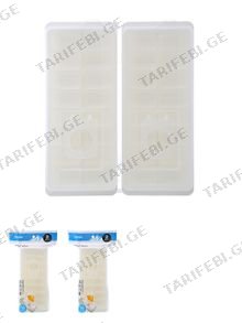 ყინულის ფორმები/16-Compartment Ice Cube Tray 2 Pack(White)