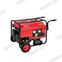 (5.5kW) 3 ფაზიანი ელ. გენერატორი ბენზინზე YATO YT-85460