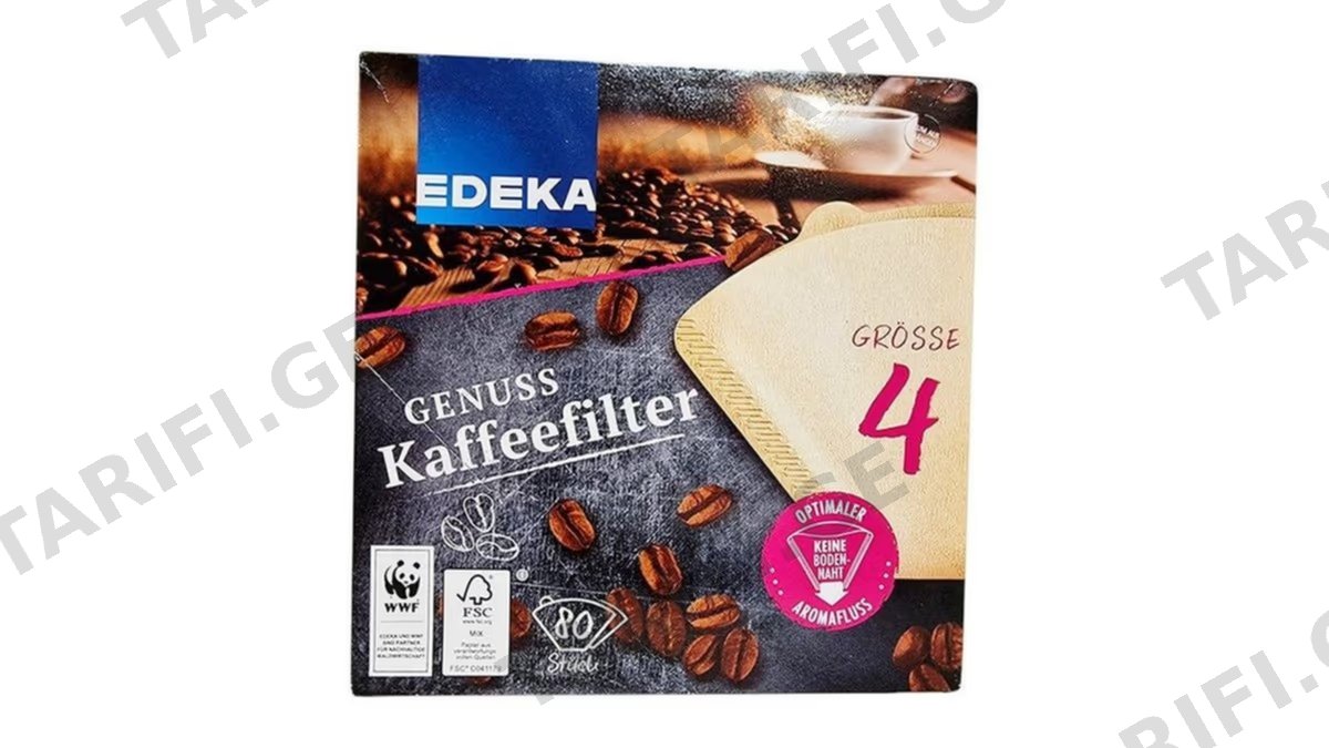 EDEKA ყავის ფილტრი ზომა 4