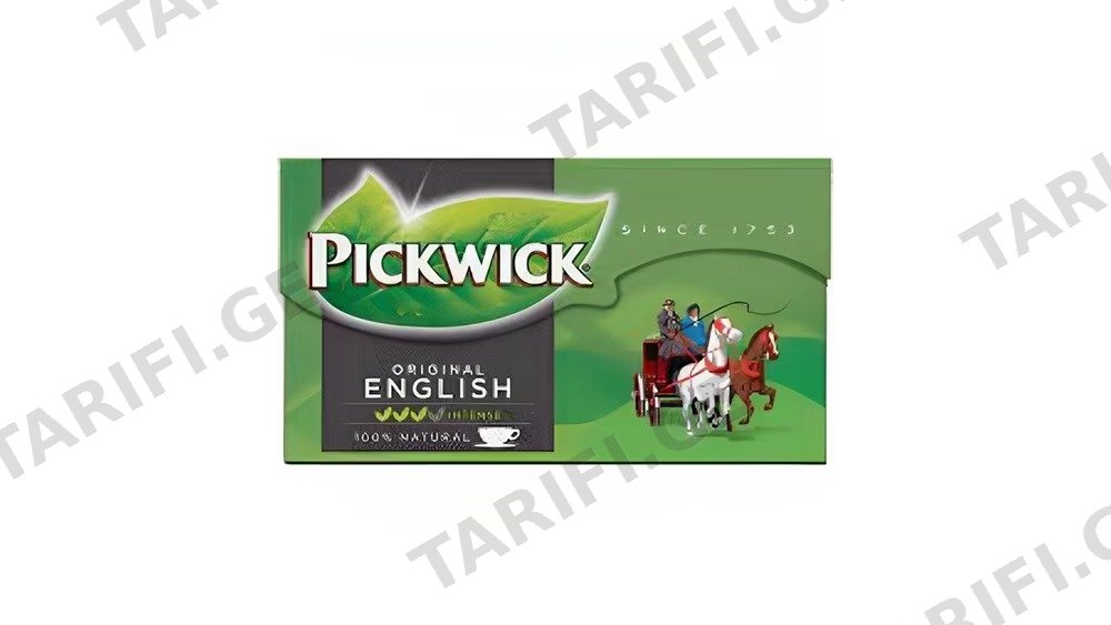 Pickwick შავი ჩაი ორიგინალი ერთჯ. 20ც