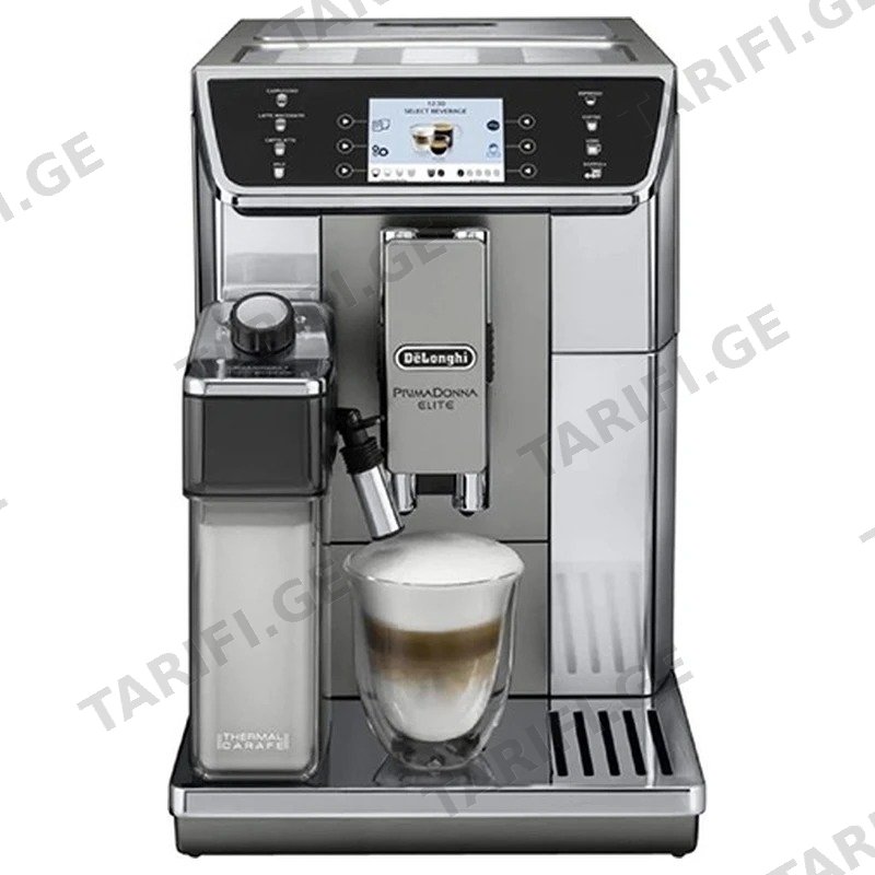 ყავის აპარატი DELONGHI ECAM650.55.MS სენსორული მართვით Silver
