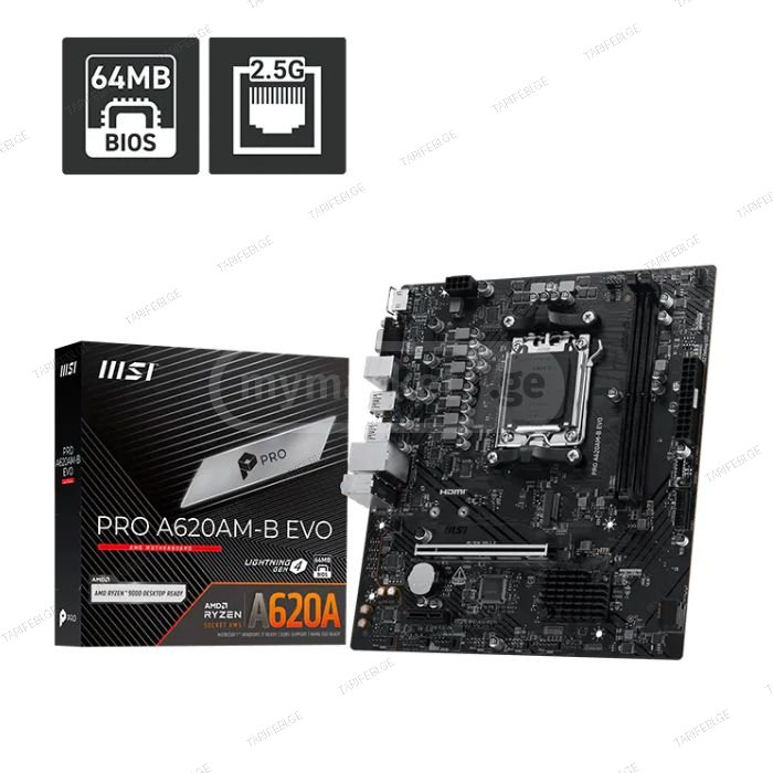დედადაფა – MSI PRO A620AM-B EVO / AM5 / DDR5