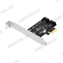 KINGDA KDPCIE-SATA PCI Express Card (Sata-2P + Esata-2p) PCI გადართოების სლოტი