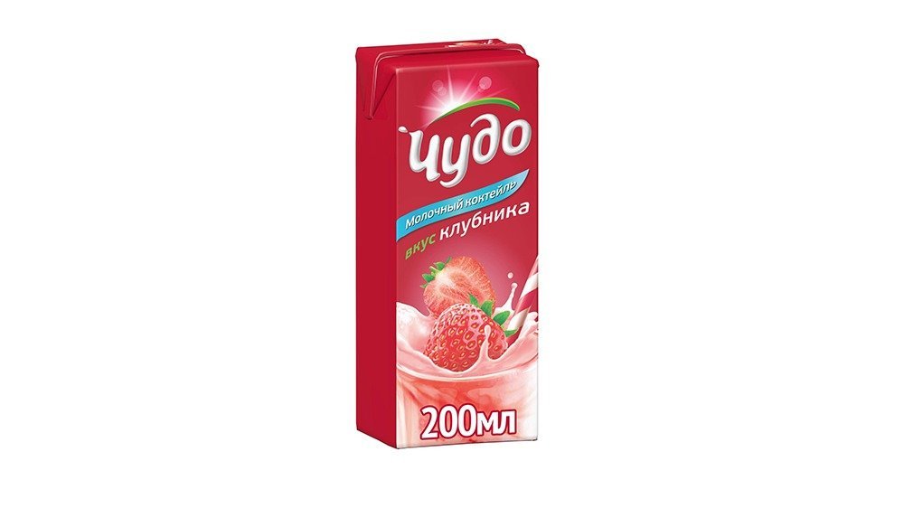 ჩუდო კოქტეილი მარწყვი 2% 200გრ
