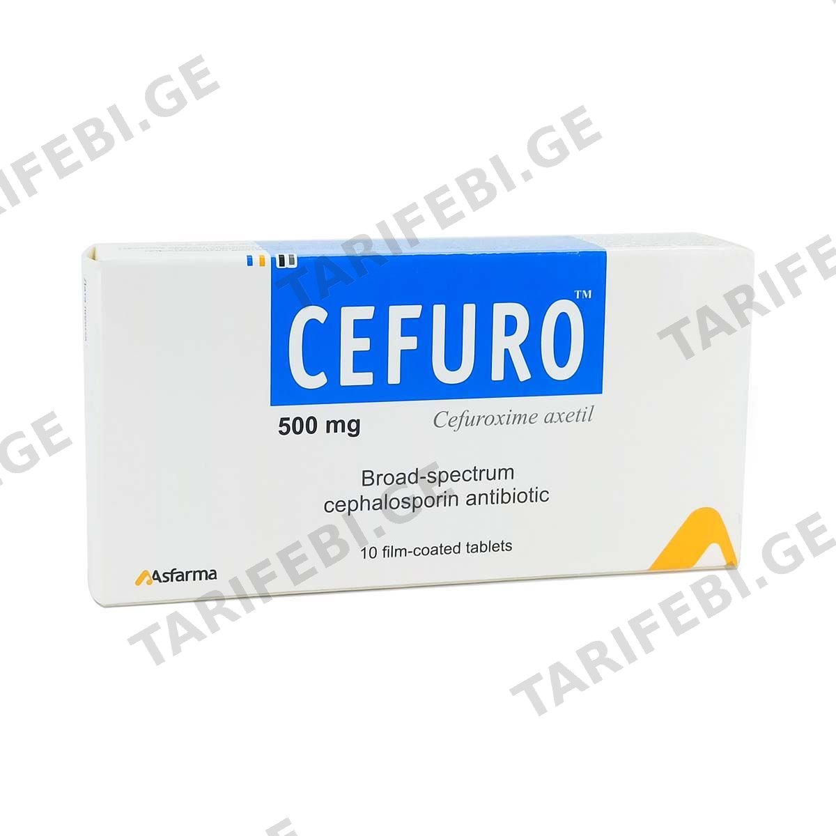 ცეფურო - Cefuro 500მგ 10 ტაბლეტი