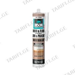 ჰერმეტიკი ხის Bison Wood Sealant 300 მლ მუხა