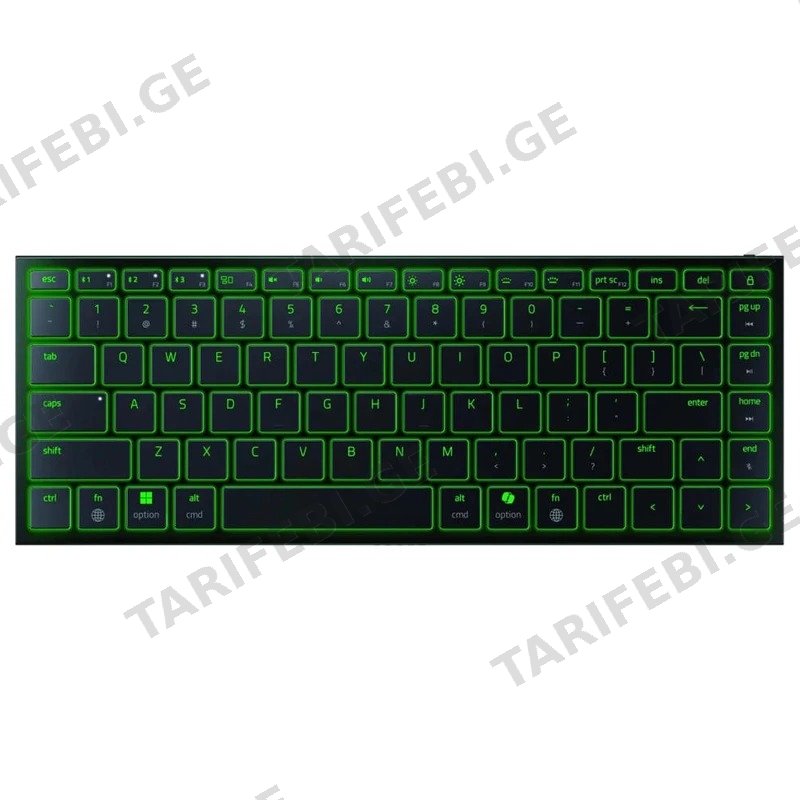 გეიმინგ კლავიატურა RAZER JORO ULTRA RZ03-02360100-R3M1 უსადენო RGB განათებით შავი