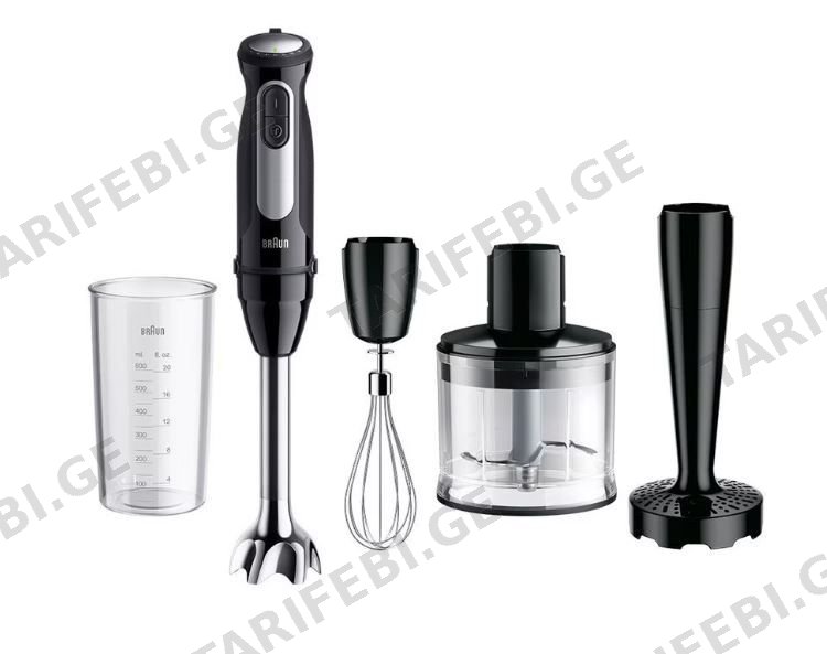 ხელის ბლენდერი BRAUN MQ55307MBK