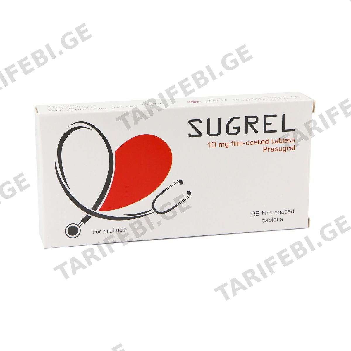 სუგრელი - Sugrel 10მგ 28 ტაბლეტი