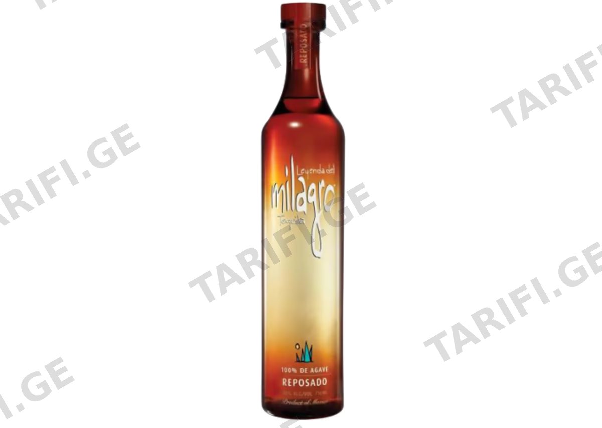 ტეკილა Milagro Reposado - 0.75L