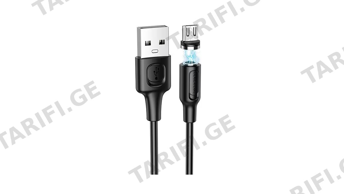 BOROFONE BX41 USB micro მაგნიტური კაბელი