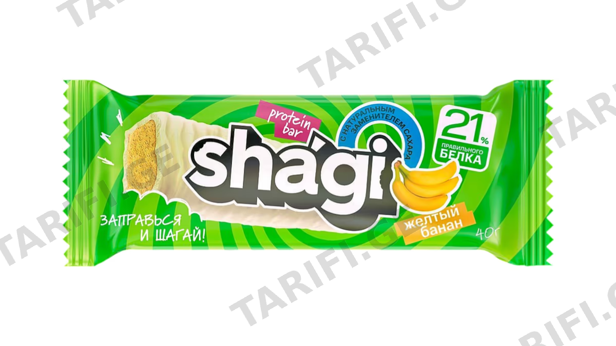 ბატონი პროტეინი "Shagi" ბანანის გემოთი 40გ