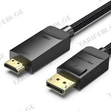VENTION HFKBJ DP Male/HDMI-A Male 4K 5მ გრაფიკული კაბელი