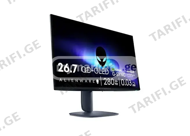 მონიტორი Dell Alienware AW2725D 26.7" QHD 280Hz 0.03ms