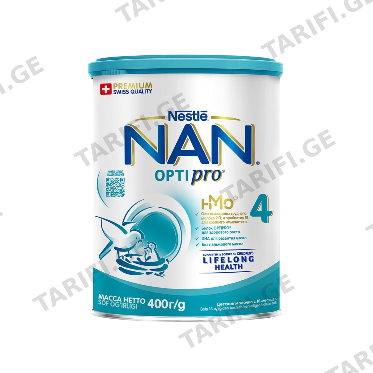 Nan - ნანი 4 რძის ნაზავი პრობიოტიკებით 400 გრ 5460