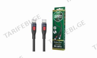 Remax RC-187C Type-C To Type-C Lesu Pro Data Cable