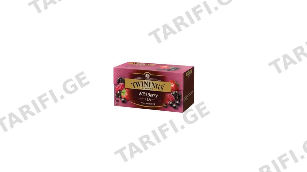 TWININGS ჩაი ველური კენკრა 25ც/70177084806