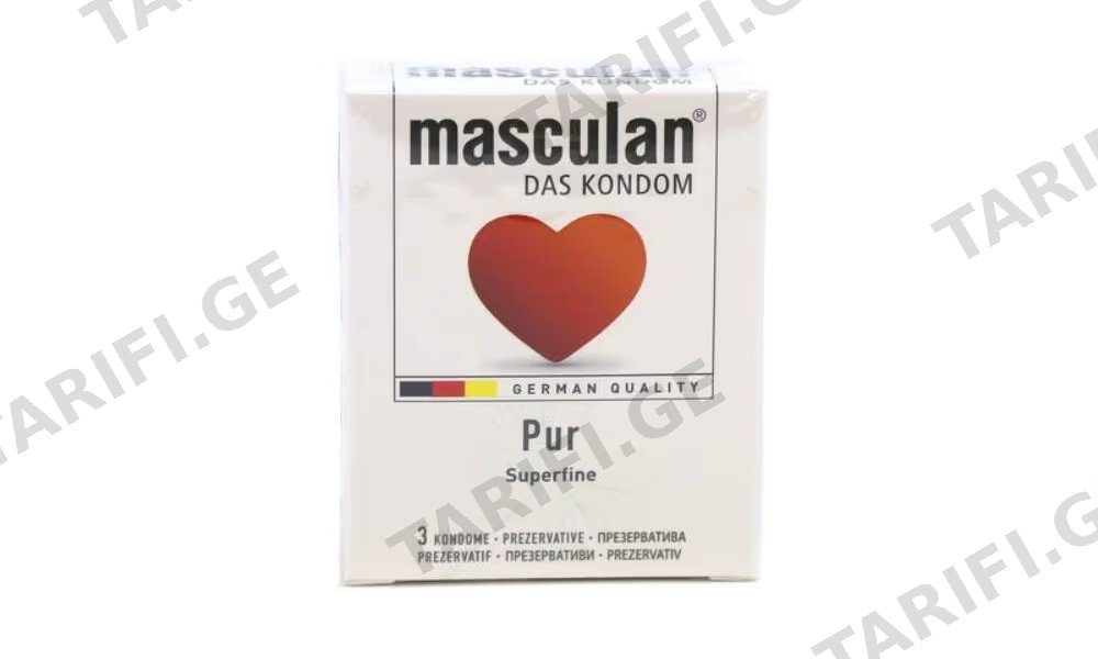MASCULAN პრეზერვატივ ჩვეულებრივ X3