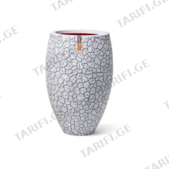 ქოთანი ყვავილის Capi Europe Vase elegant deluxe Clay NL 56x85სმ სპილოსძვლისფერი