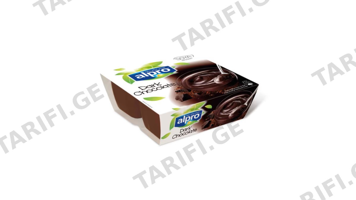 ALPRO - სოიოს დესერტი შავი შოკოლადით 500