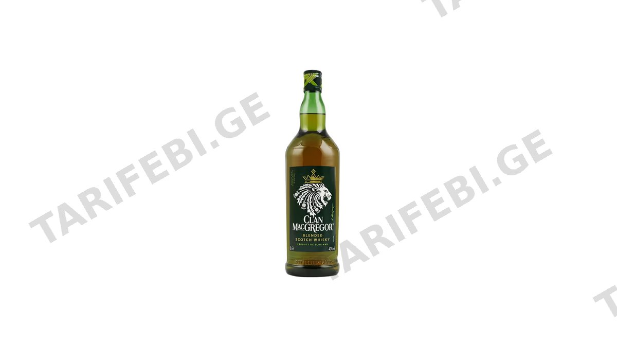 CLAN MACGREGOR ვისკი 40% 1ლ