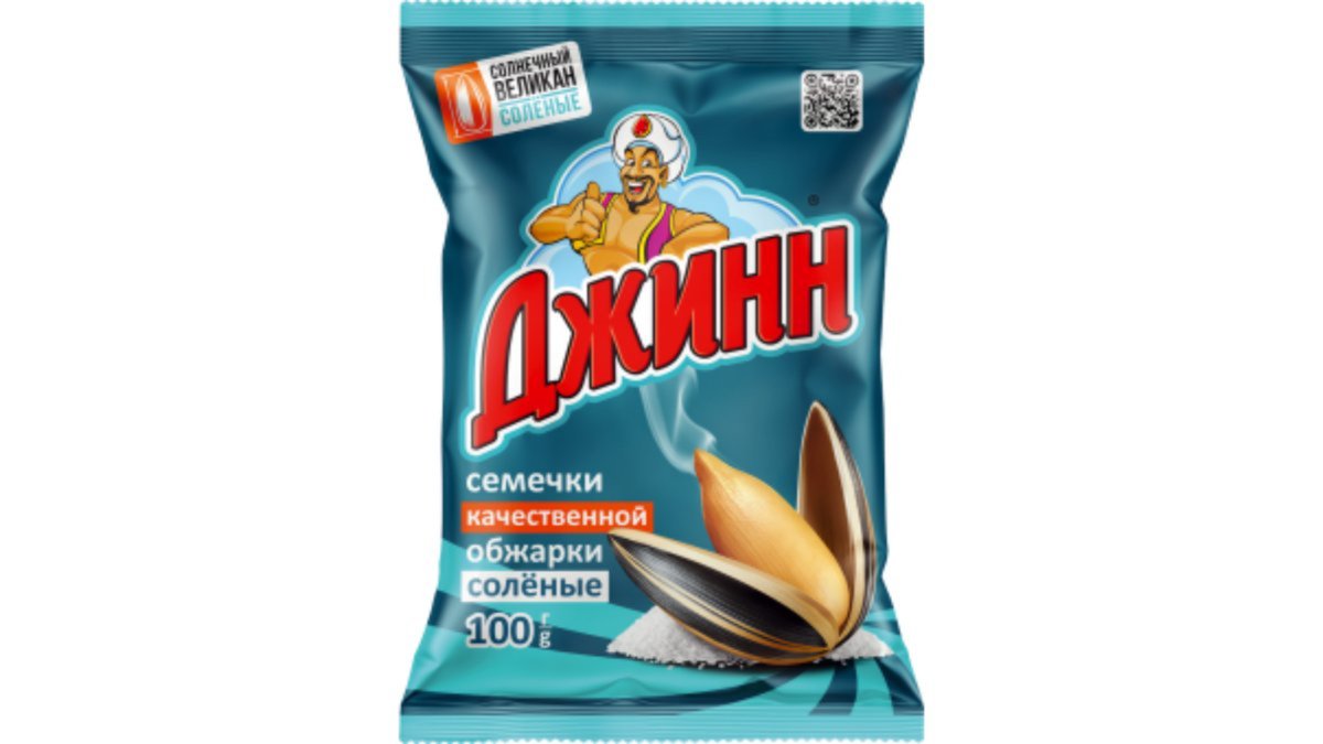 მზესუმზირა / "ჯინი" / გოლიათი მარილიანი / 100 გრ