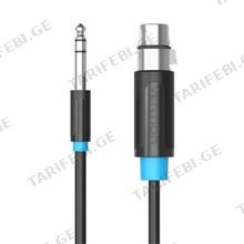 VENTION BBEBI 6.5mm Male to XLR Female Audio Cable 3M Black