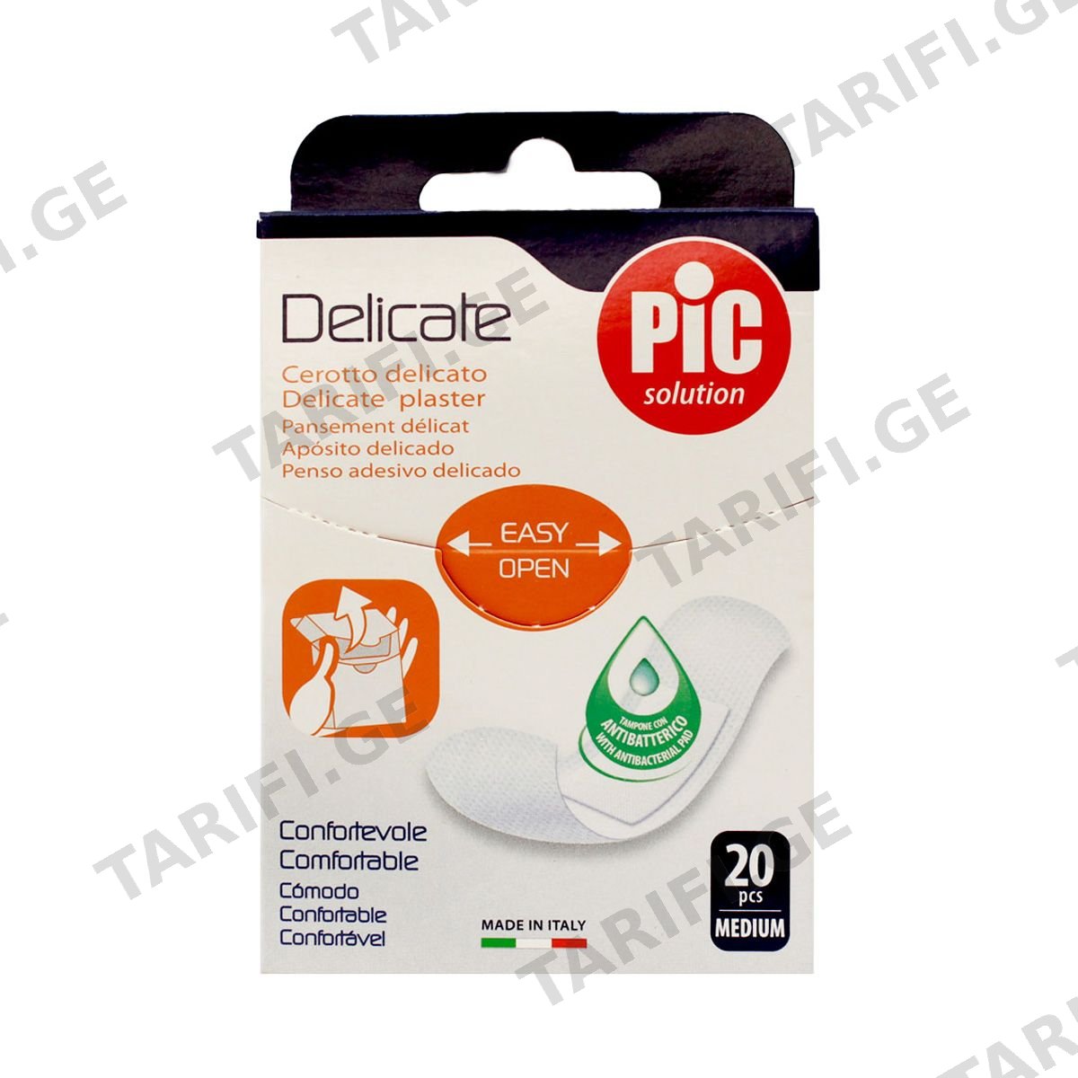 Pic - პიკი ლეიკო Delicate MEDIUM 20 ცალი