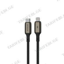 Cable Proove Dense Metal Type-C to Type-C 60w (1m) black