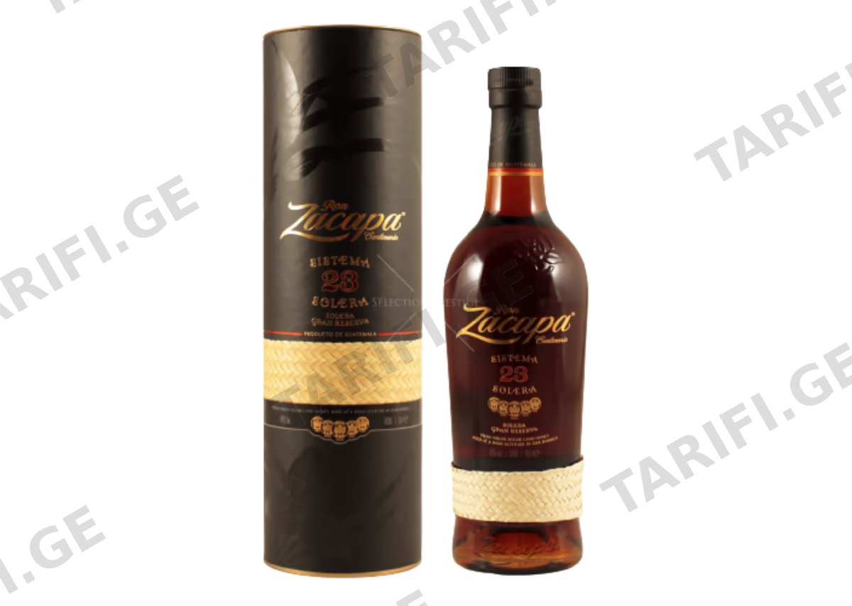 Zacapa Centenario, 23 წლიანი რომი - 0.7L
