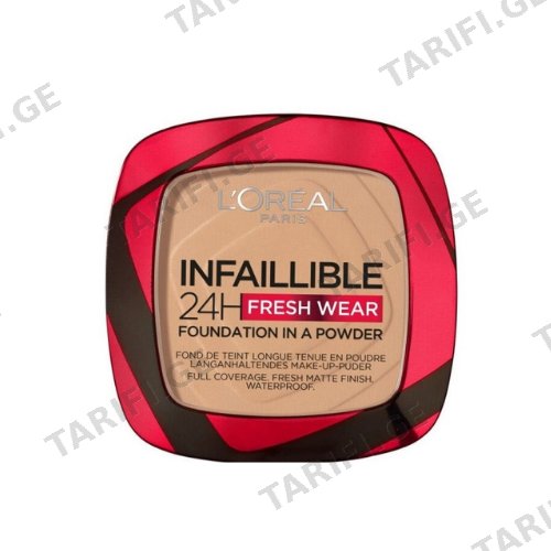 ლორეალი - პუდრი Infallible N140 golden beige 9გრ #1