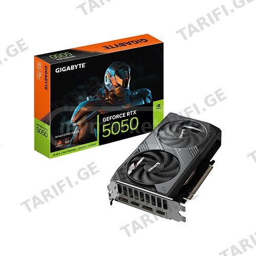 ვიდეობარათი - Gigabyte RTX 5050 8 GB WindForce Oc